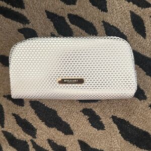 Bulgari Metallic Travel Bag / Wallet / Clutch • NWOT • A LUX Gift 🎁